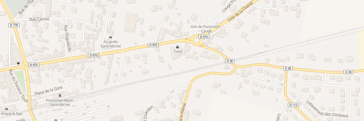 Plan du 44B Rue de la Liberation Pontorson à Pontorson