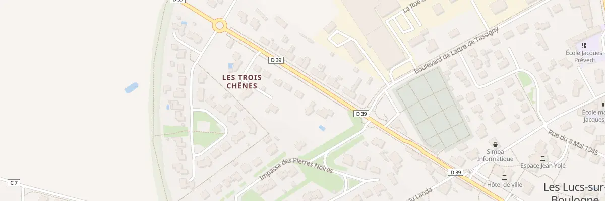 Plan du 527 Av des Pierres Noires aux Lucs-sur-Boulogne