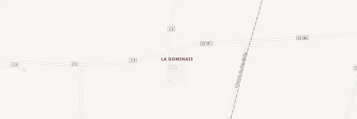 Plan du 29 La Gominais à Treffieux