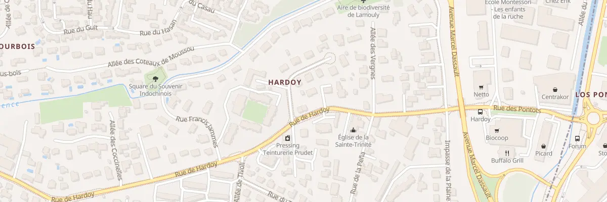 Plan du 63 Rue de Hardoy à Anglet