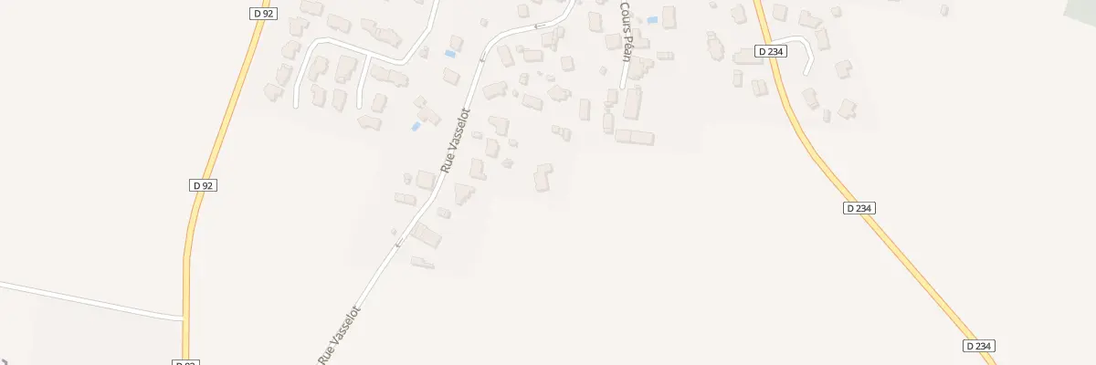 Plan du 15 Rue Vasselot à Châteaugiron
