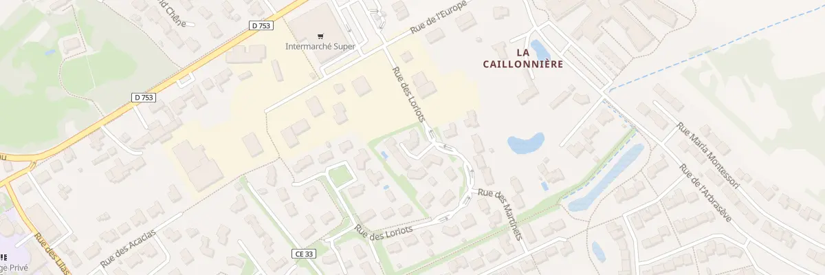Plan du 6 Rue des loriots à Rocheservière