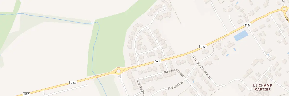 Plan du 9 Rue des Chèvrefeuilles au Bignon
