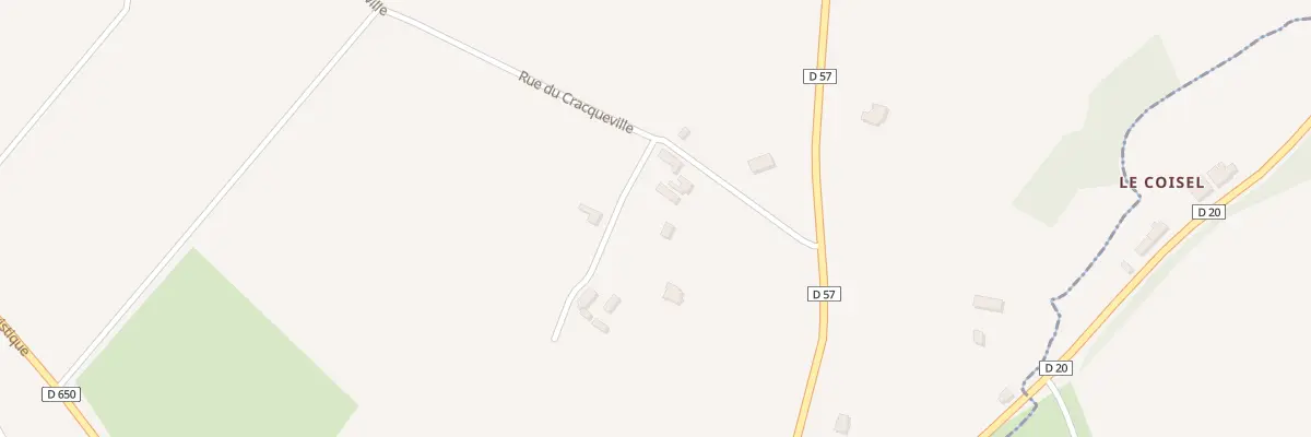 Plan du 24 Rue de Cracqueville à Heugueville-sur-Sienne