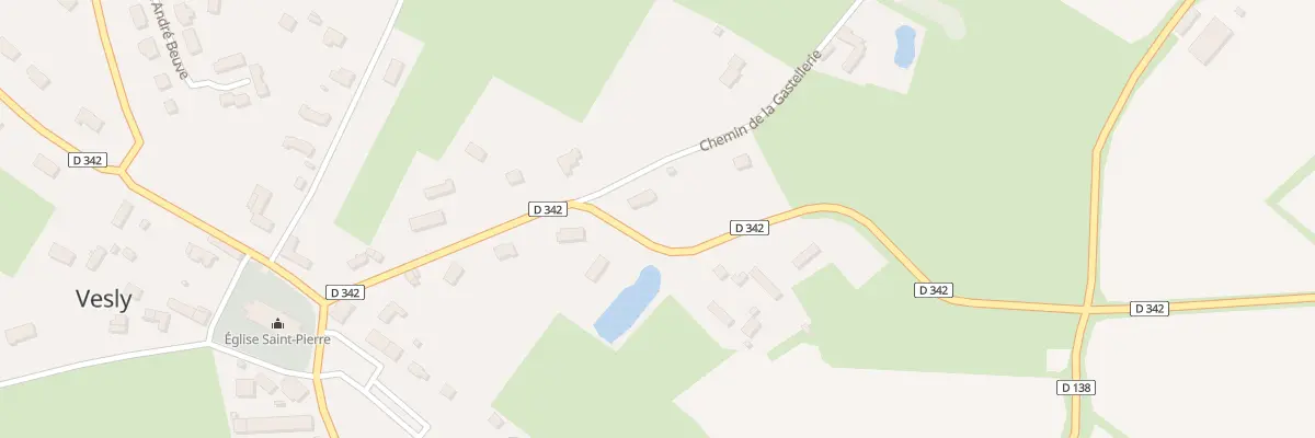 Plan du 2 La Gastellerie à Vesly