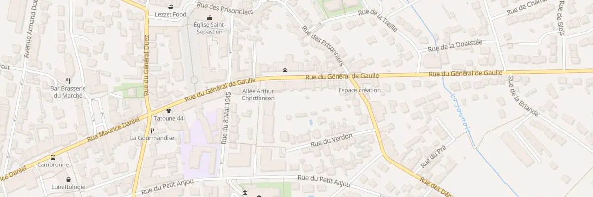 Plan du 22 Rue du Général De Gaulle à Saint-Sébastien-sur-Loire