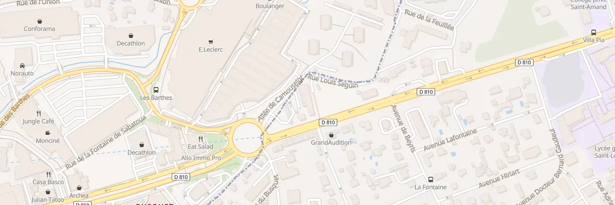 Plan du 82 Av Maréchal Soult à Bayonne