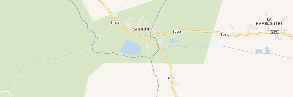 Plan du 5001A Le Pont Cagnon à Chanteloup