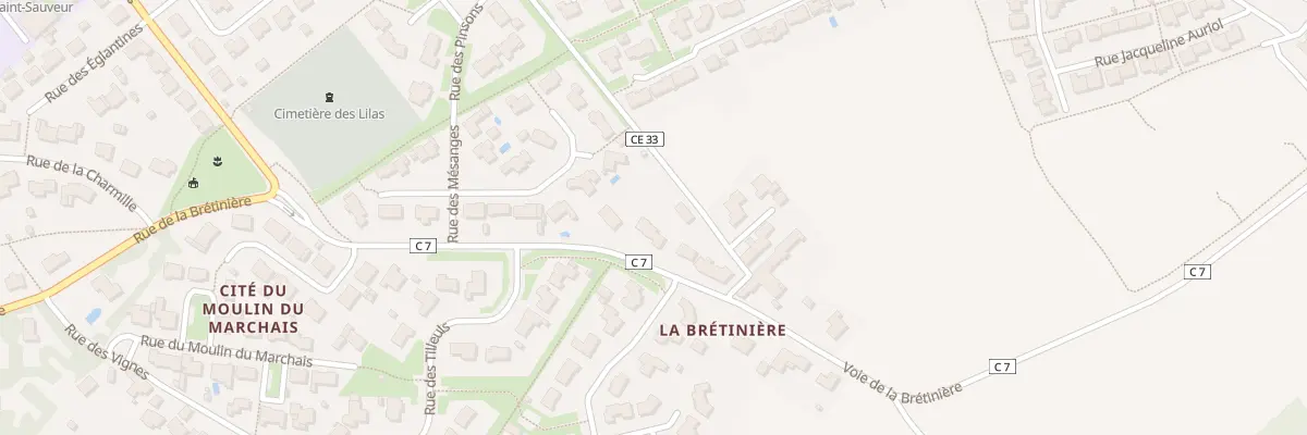 Plan du 23 Rue de la Brétinière à Rocheservière