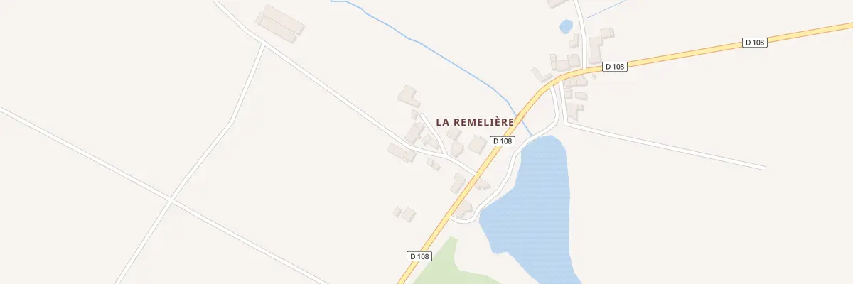Plan du 5584 La Remelière à Nieul-le-Dolent