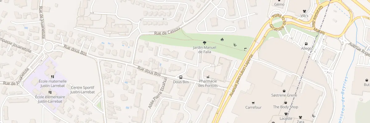 Plan du 35 Rue Dous Bos à Labets-Biscay