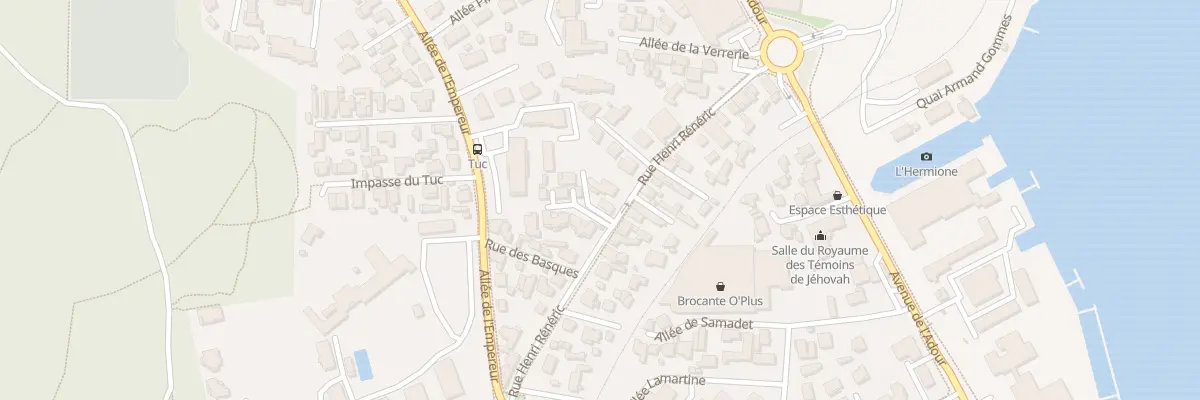 Plan du 14 Rue Henri Rénéric à Anglet