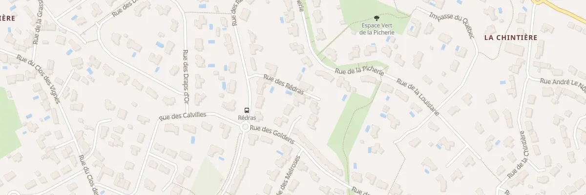 Plan du 5 All des Reinettes à Vertou