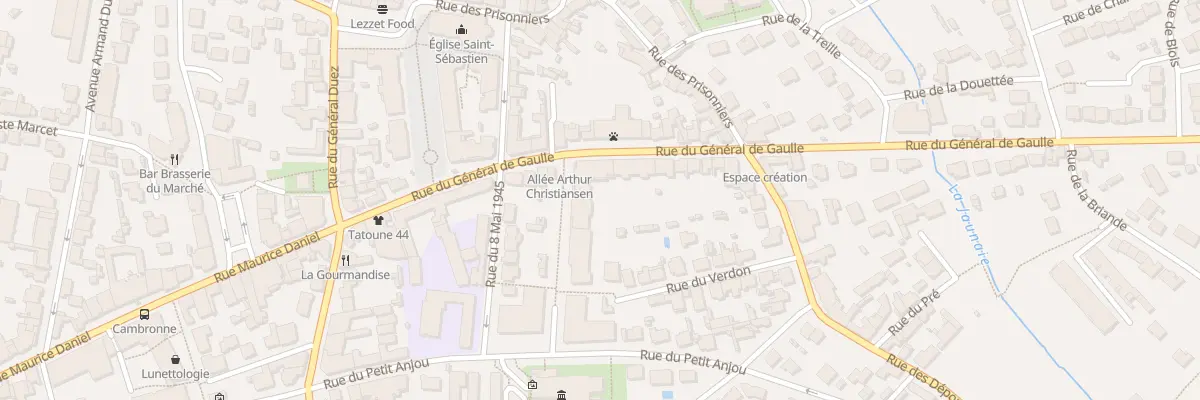Plan du 20 Rue du Général De Gaulle à Saint-Sébastien-sur-Loire