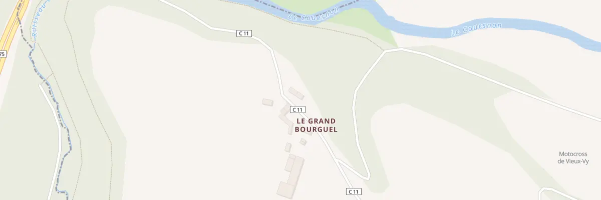 Plan du 39 Le Grand Bourguel à Vieux-Vy-sur-Couesnon