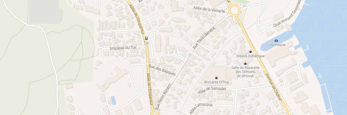 Plan du 16 Rue Henri Rénéric à Anglet