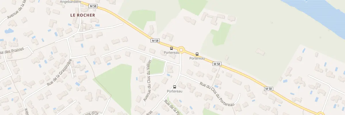 Plan du 2 Av du Clos du Vallon à Vertou