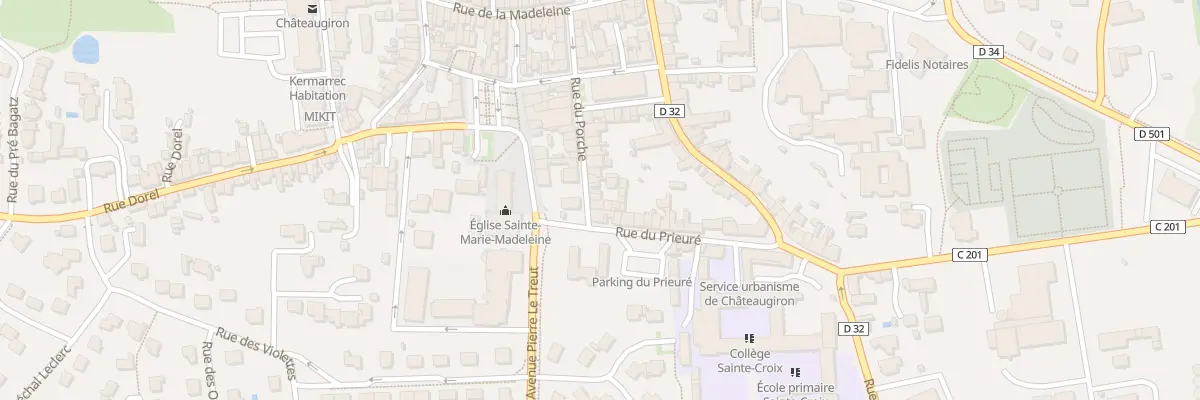 Plan du 27 Rue du Porche à Châteaugiron