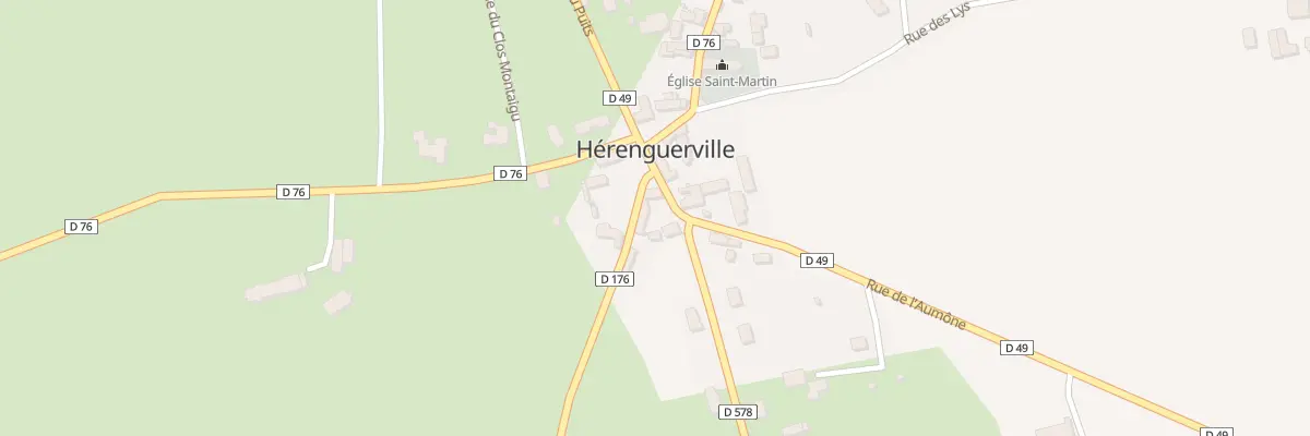 Plan du 2 Rue de l’Aumône - Hérenguerville à Quettreville-sur-Sienne