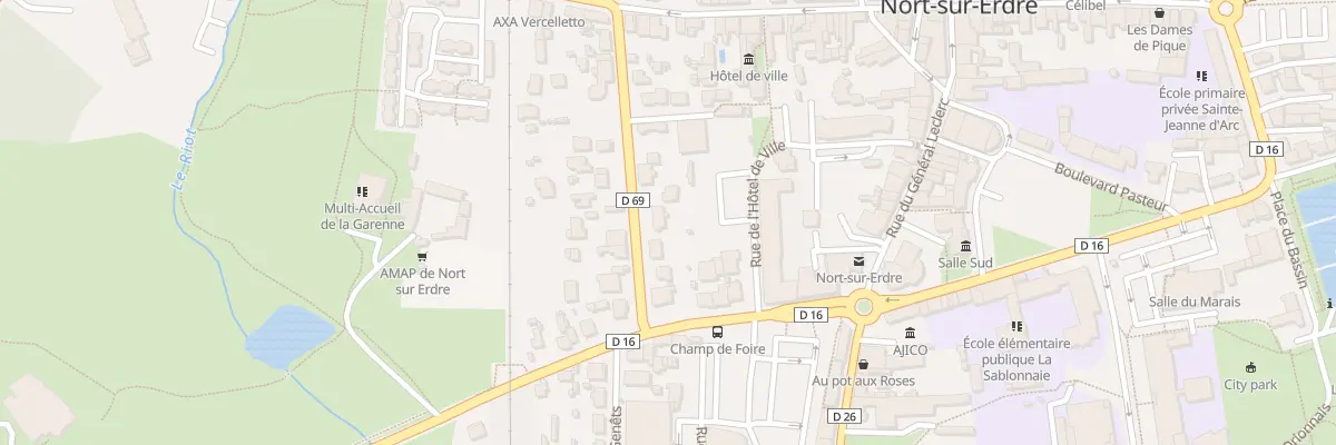 Plan du 23 Rue gambetta à Nort-sur-Erdre