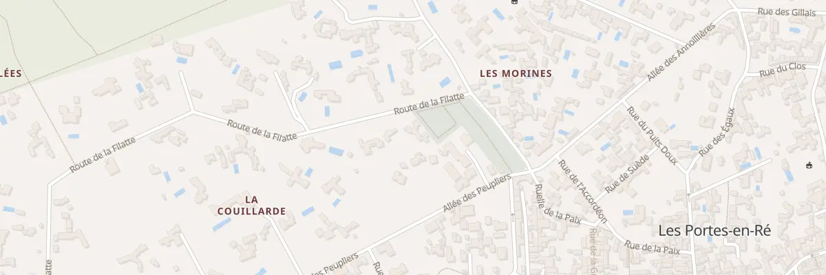 Plan du 3 Rte de la Filatte aux Portes-en-Ré