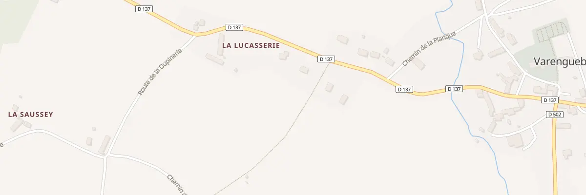 Plan du 211 Rte de la Lucasserie à Varenguebec