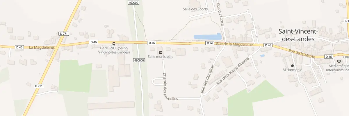 Plan du 21 Rue de la Magdeleine à Saint-Vincent-des-Landes