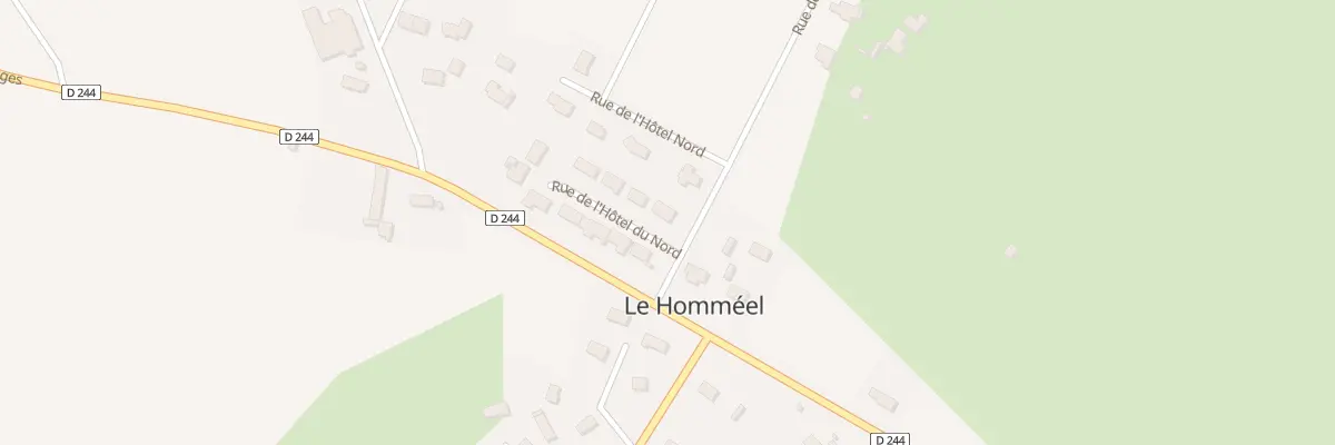 Plan du 23 Rue de l’Hôtel du Nord à Gratot