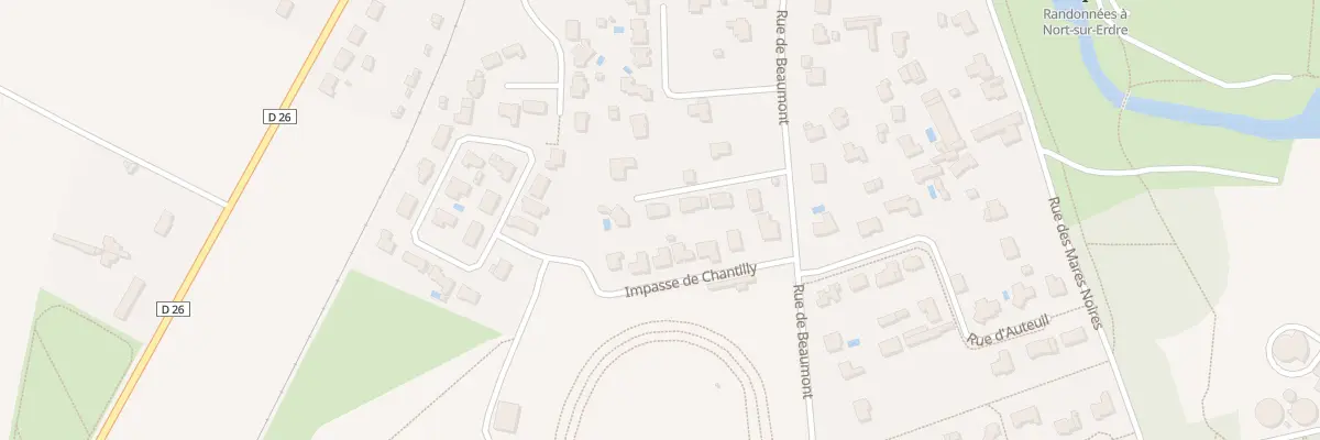 Plan du 20B Rue de Beaumont à Nort-sur-Erdre