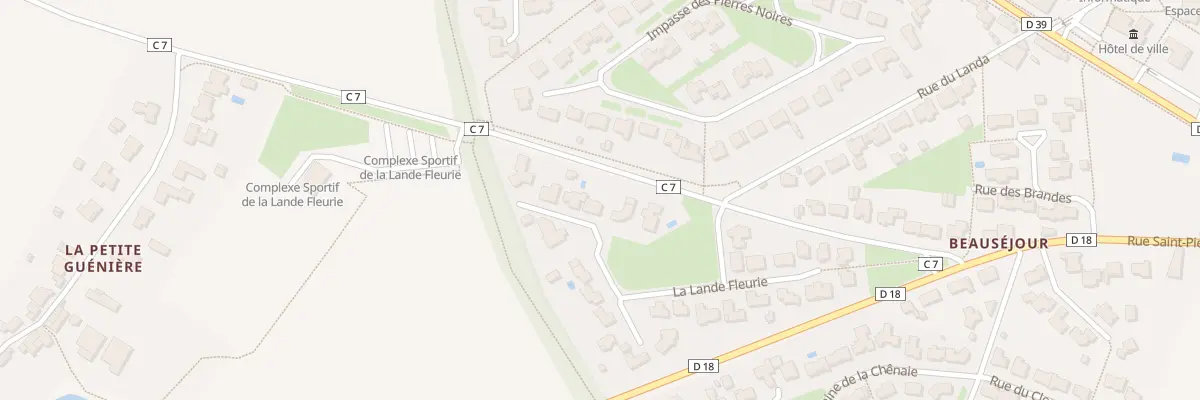 Plan du 5286 La Lande Fleurie aux Lucs-sur-Boulogne