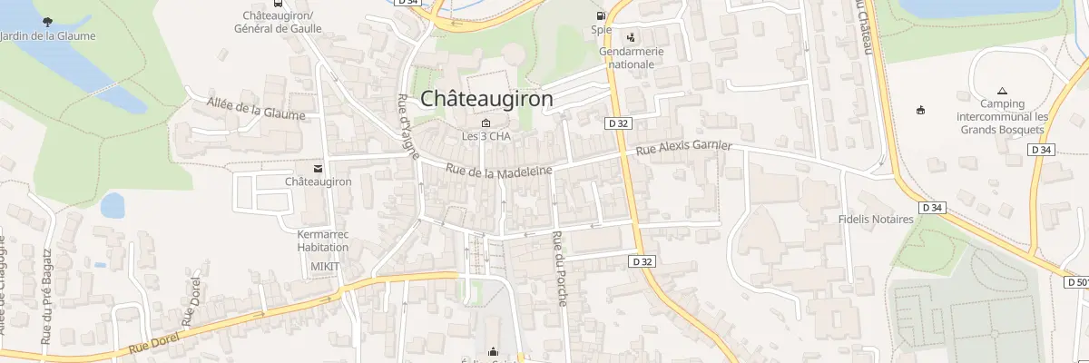 Plan du 2 Rue du Porche à Châteaugiron
