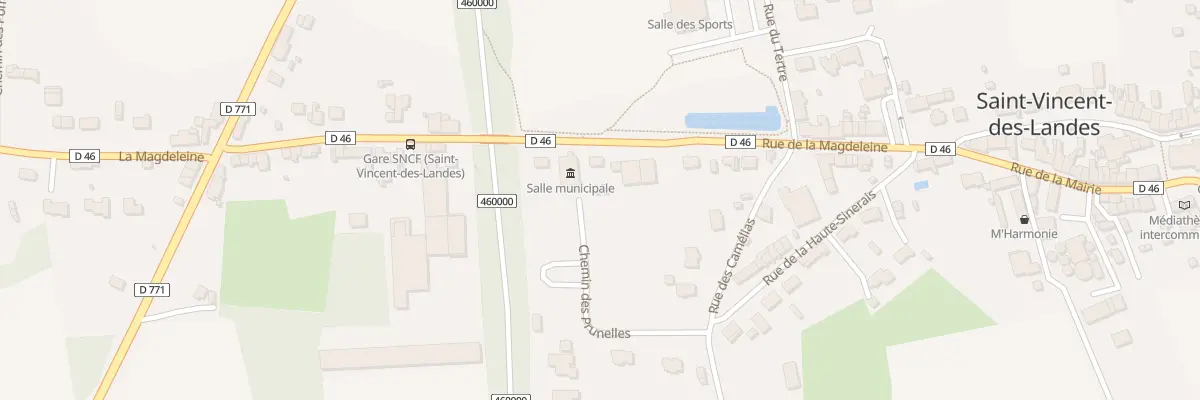 Plan du 23 Rue de la Magdeleine à Saint-Vincent-des-Landes