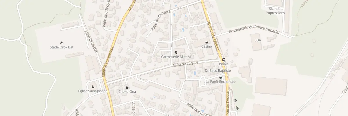 Plan du 8 All de l’ Eglise à Anglet