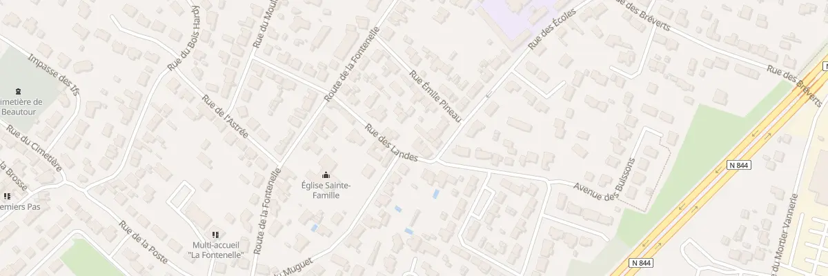 Plan du 19B Rue des Landes à Vertou