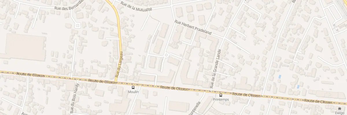 Plan du 4 Rue Alain Mimoun à Saint-Sébastien-sur-Loire