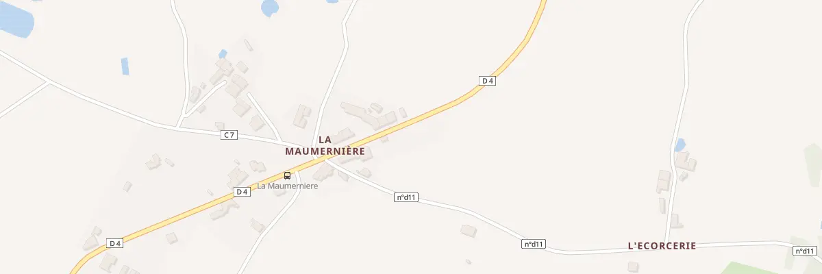 Plan du 1841 La Maumernière au Poiré-sur-Vie