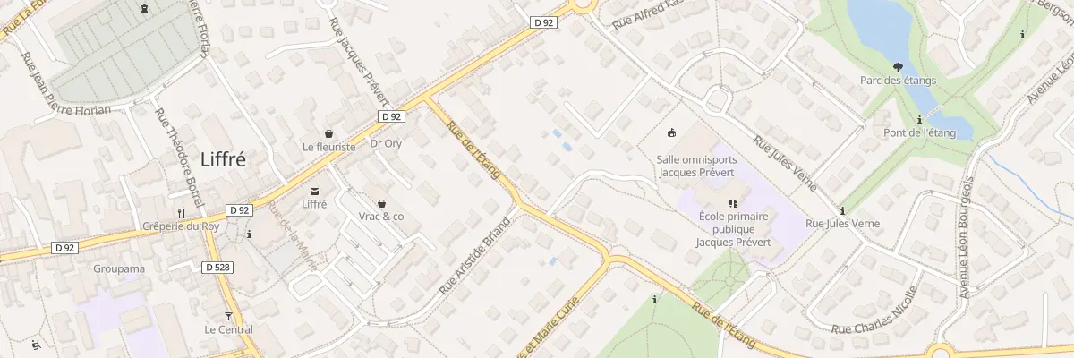 Plan du 13 Rue de l’Étang à Liffré