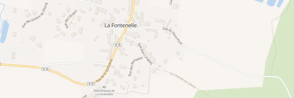 Plan du 1 Rue Jean Langlais à Val-Couesnon