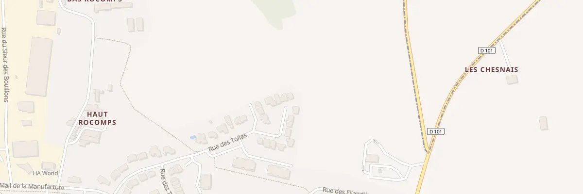 Plan du 39 Rue des Toiles à Châteaugiron