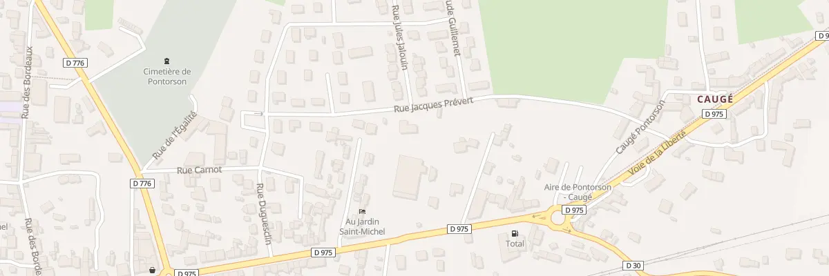 Plan du 6 Rue Jacques Prevert Pontorson à Pontorson