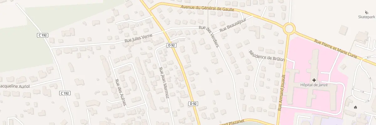 Plan du 14B Rue de Châteaugiron à Janzé