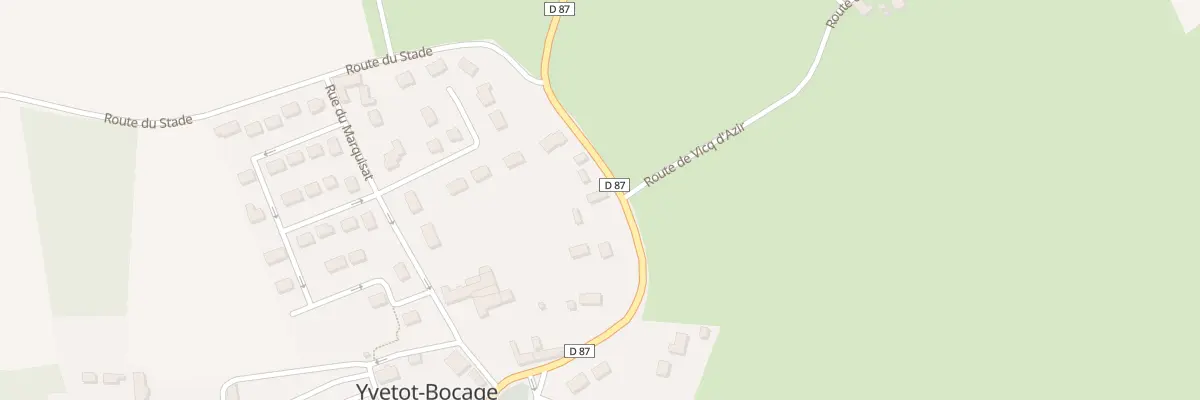 Plan du 28 Rue de l’Église à Yvetot-Bocage