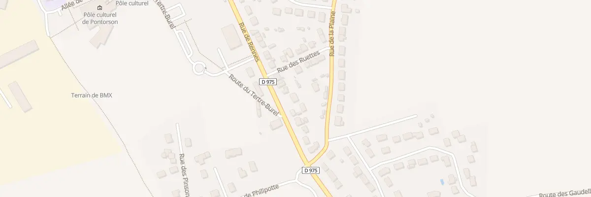 Plan du 57 Rue de Rennes - Pontorson à Pontorson