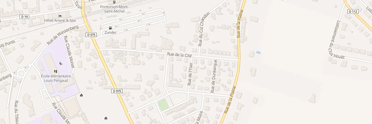 Plan du 22 Rue de la Cite - Pontorson à Pontorson
