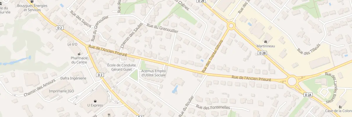 Plan du 25 Rue de l’ancien prieuré au Poiré-sur-Vie
