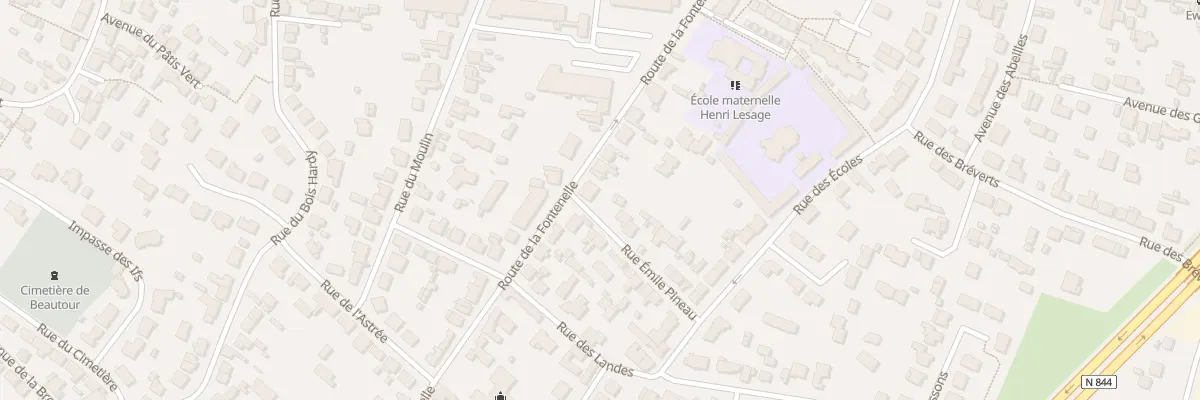 Plan du 112 Rte de la Fontenelle à Vertou