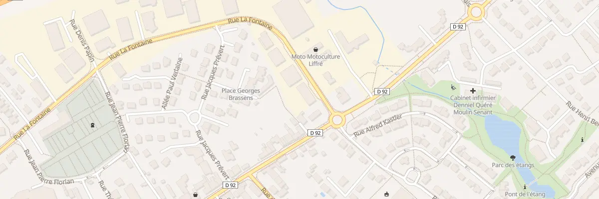 Plan du 28 Rue la fontaine à Liffré