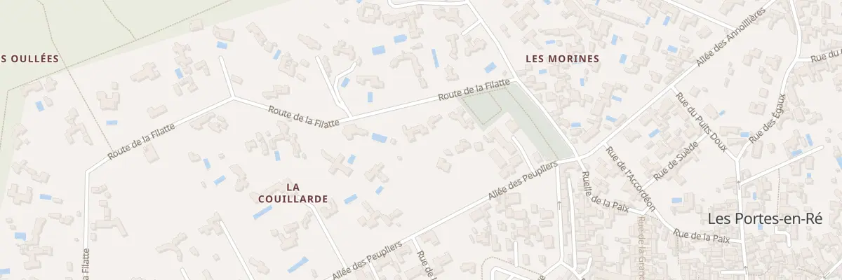 Plan du 5 Rte de la Filatte aux Portes-en-Ré