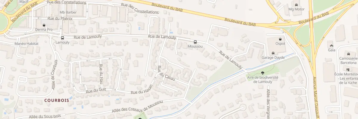 Plan du 48C Rue de Lamouly à Anglet