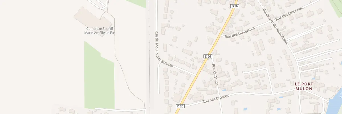Plan du 12 Rue du moulin des brosses à Nort-sur-Erdre